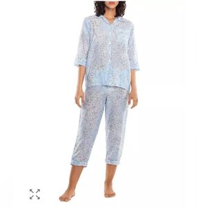 NWOT Anthropologie Papinelle Cherry Blossom Set Airy Soft Size L Large